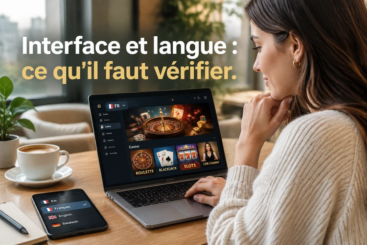 Interface et langue : ce qu'il faut vérifier