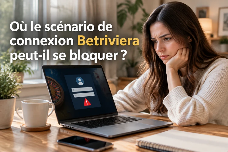 Où le scénario de connexion Betriviera peut-il se bloquer ?